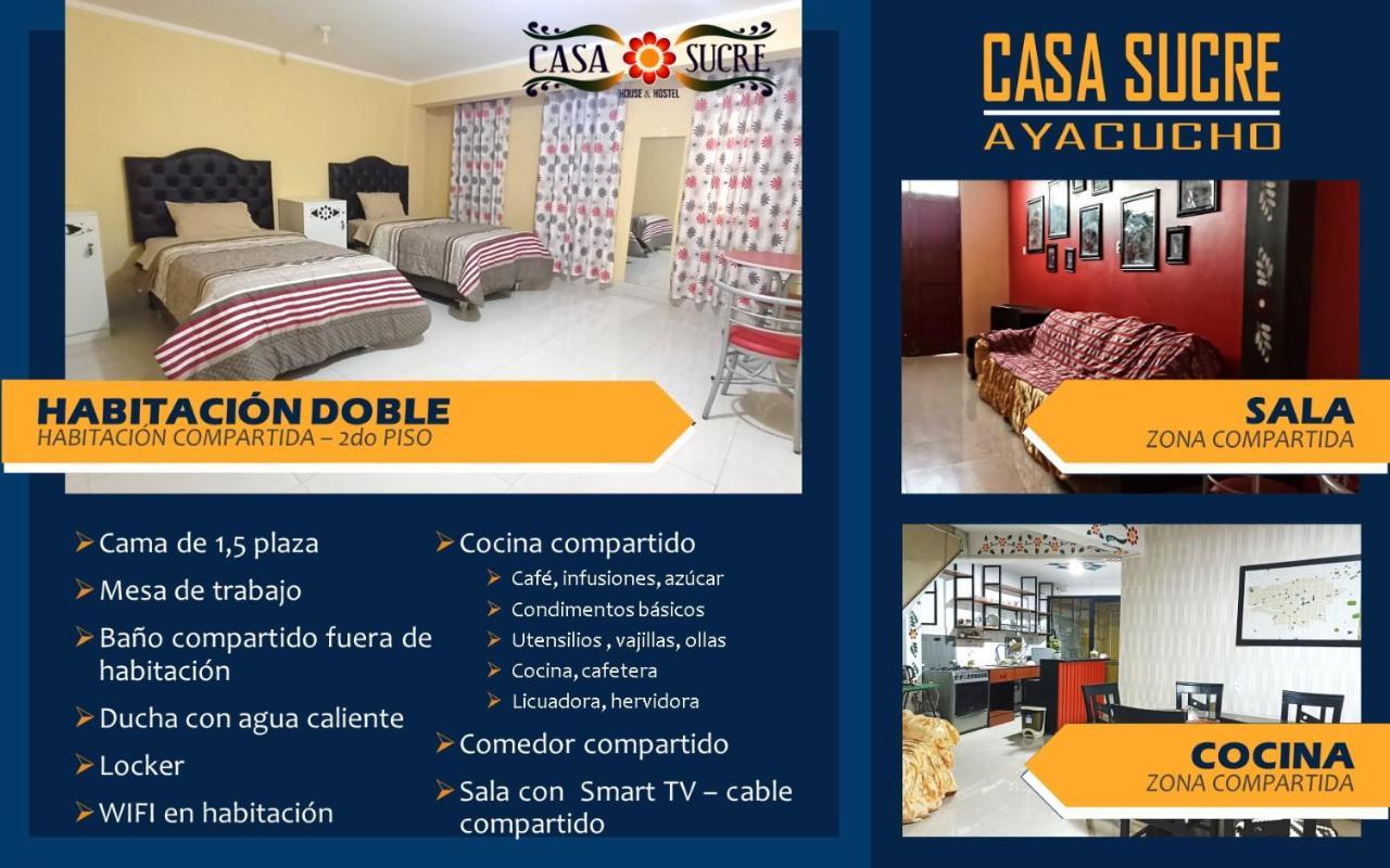 Casa Sucre Hostel أياكوتشو المظهر الخارجي الصورة