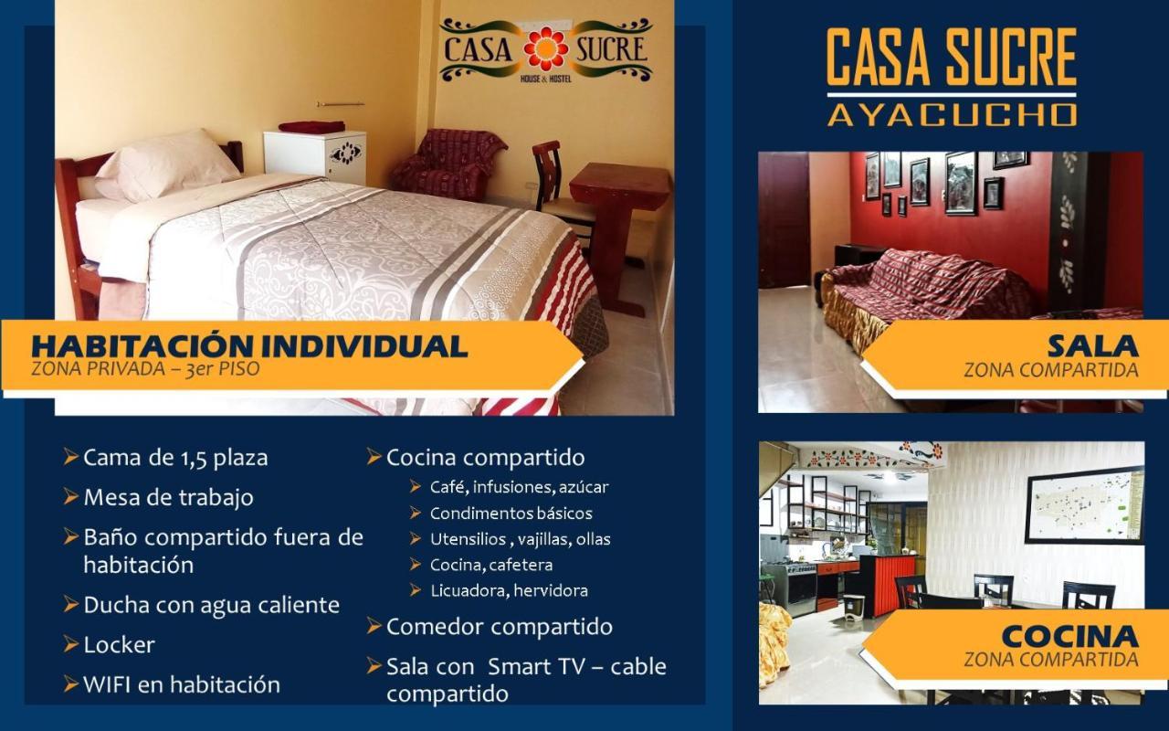 Casa Sucre Hostel أياكوتشو المظهر الخارجي الصورة